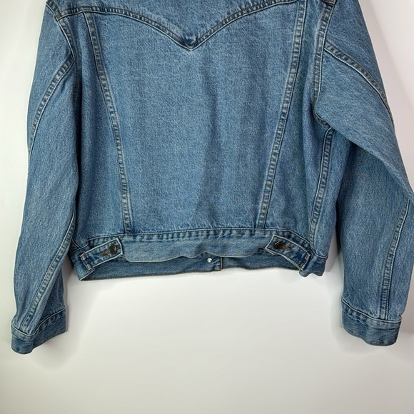 Vintage Arizona Denim Jean Trucker Jacket Size Large - Picture 6 of 8